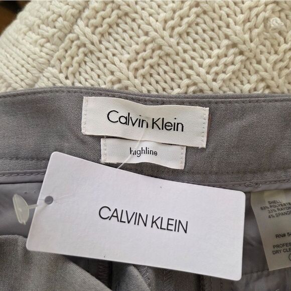 Calvin Klein Highline Ankle Length Dress Pants Sz Med - Picture 10 of 11